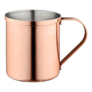 Mug en cuivre de designer haut de gamme avec poignée en laiton, double paroi écologique, pour usage extérieur, domestique ou professionnel, jetable et portable - Product Image 5