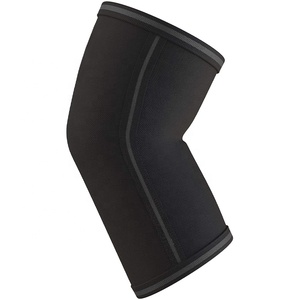 Manchons de coude de Compression en néoprène de 7mm, prix de gros, Logo personnalisé, Support de coude, attelle de levage de puissance - Product Image 4