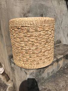 Puf de jacinto de agua natural para sentarse y como mueble decorativo, Vietnam - Product Image 6