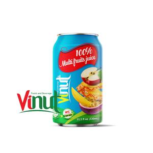 330ml en conserve Vinut Multi Jus de fruits Distribution Boisson Personnaliser Formulation Frais Halal Certifié - Product Image 1