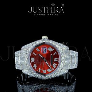 Reloj RLX Totalmente Cubierto de Diamantes Moissanite, Joyería Hiphop, Material de Plata 925, para Regalo de Compromiso, Boda o Aniversario - Product Image 2