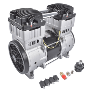 Compressore d'Aria Elettrico a Doppio Pistone 2HP 220V SP 9421 150PSI 6.40CFM 24L con Serbatoio Olio Lubrificante, Configurazione Portatile a Trasmissione Diretta 8 Bar - Product Image 6