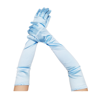 Gants en nylon noirs sexy pour femmes, longueur 55 cm, style opéra élégant, pour mariages d'hiver, fêtes, usage quotidien, confortablement élastiques - Product Image 3