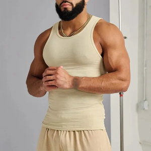 Débardeur de sport oversize sans manches pour homme, style streetwear moderne, en gros, OEM - Product Image 6