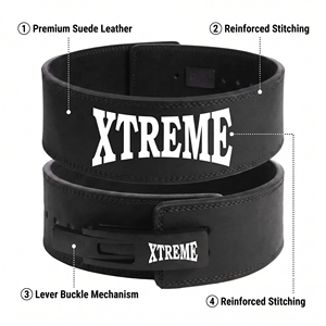 Ceinture de musculation réglable en cuir pour haltérophilie, ceinture de levage pour musculation, équipement de fitness pour soulevé de terre en gros - Product Image 2