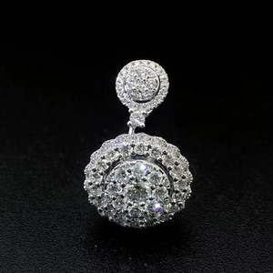 จี้เพชรทรงบริลเลียนต์เคลือบทอง 14K/24K คุณภาพส่งออก สำหรับผู้หญิง สไตล์คลาสสิก เหมาะสำหรับใช้ในชีวิตประจำวัน งานเฉลิมฉลอง และเทศกาลต่างๆ - Product Image 3