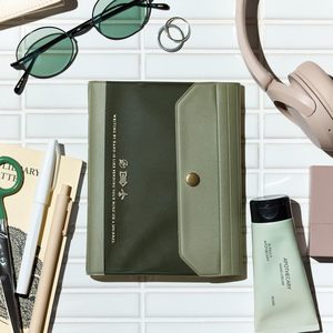 Made in Japan Hobonichi Techo A6 <b>Leather</b> Hardcover Planner Cover Minimalist Notebook Cover Snap Closure Journal Cover Gift - Product Image 6