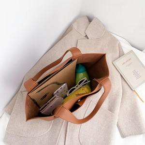 Sacs à bandoulière très populaires, sacs à main pour femmes de grande capacité, sac fourre-tout en cuir PU - Product Image 6