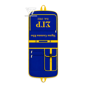กระเป๋าใส่เสื้อผ้าปักลายสมาคมหญิงกรีก Sigma Gamma Rho แบบพับได้ สำหรับเดินทาง พร้อมช่องซิป - Product Image 1