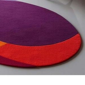 Alfombra Moderna Abstracta Hecha a Mano, Alfombra de Lujo Colorida con Forma Irregular Personalizada, Alfombra de Diseño para Sala de Estar y Dormitorio - Product Image 6