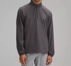 Chaquetas cortavientos impermeables de invierno con cremallera de un cuarto, ligeras, ecológicas, personalizables, para deportes al aire libre, venta al por mayor, gran éxito de ventas - Product Image 4