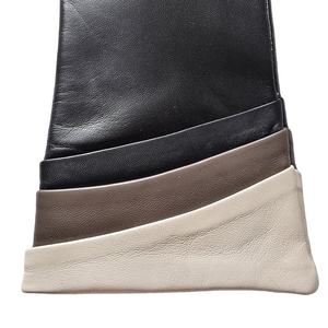 Guantes de Cuero de Lujo para Mujer, con Forro de Cachemira, Piel de Oveja de Grano Fino y Puños de Piel de Conejo Rex y Piel de Zorro Genuina de Alta Calidad - Product Image 5