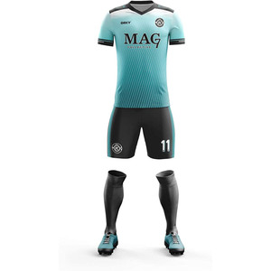 ชุดกีฬาฟุตบอลแบบสั่งทำพิเศษสำหรับการแข่งขัน ชุดเสื้อและกางเกงขาสั้นคุณภาพสูงสำหรับนักกีฬา ผู้ส่งออกเสื้อผ้าระดับพรีเมียม - Product Image 6