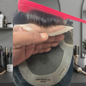 Prótesis Capilar de Cabello Humano con Encaje Frontal de Los Ángeles, Cabello Taz, Cabello BD, Parches de Prótesis Capilar - Product Image 6