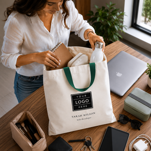 Heavy Duty Fashion Cotton Tote <b>Bag</b> Custom Logo | Reusable Eco-Friendly Canvas Shopping Grocery <b>Gift</b> Promotional Wholesale - Product Image 2