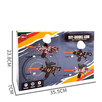 Pistolet jouet électrique haute vitesse ToyHome M4A1 avec chargeur tambour, mini pistolet jouet à billes M4 pour enfants