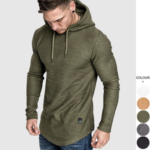Mens Workout Sweatshirt Athletic <b>Hoodies</b> - Stylish Gym <b>Running</b> <b>Hoodies</b> Lightweight Pullover Long Sleeve Sport Sweater Jumpers - Product Image 1