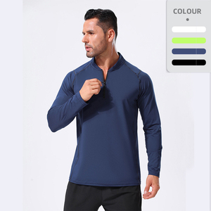 Camiseta Deportiva de Manga Larga con Cierre de Cremallera Delantera para Hombre, Ligera, Transpirable, Elástica, de Secado Rápido, para Golf - Product Image 4