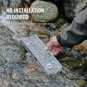 Mini Sluice Box in Lega di Alluminio da 12 Pollici, Kit di Prospezione da 16 Pezzi con Separatore per Orecchini e Attrezzi per la Ricerca dell'Oro - Product Image 2
