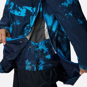 Veste de ski à capuche légère et respirante de style nouveau avec logo sur le devant, tissu en nylon/polyester pour les sports d'hiver - Product Image 5