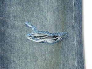 Jeans de Mezclilla Personalizados de Corte Holgado y Recto, Lavado a la Nieve, Diseño Sólido, Alta Calidad, Invierno, para Hombre, 100% Algodón - Product Image 6