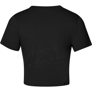 OEM Custom Blank Plain Highest Quality <b>Cropped</b> Graphic Logo Fitted Cotton Women's Crop <b>Top</b> T Shirts Ladies Crop <b>Tops</b> for Women - Product Image 6
