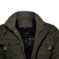 Veste polaire formelle haut de gamme, col montant, logo frontal, coupe-vent, imperméable, décontractée, pour l'extérieur, hiver, personnalisable, épaisse, rembourrée, unisexe