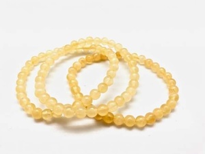 Hot Sale Women's Men's Premium <b>Crystal</b> Beaded Elastic <b>Bracelets</b> Feng Shui Style Premium Yellow Calcite Collectible Anti-Fatigue - Product Image 2