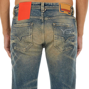 Pantalones Vaqueros de Mezclilla para Hombre, Material Elástico de Algodón Premium, Corte Regular Cómodo, Ropa Casual de Calle para el Día a Día - Product Image 5