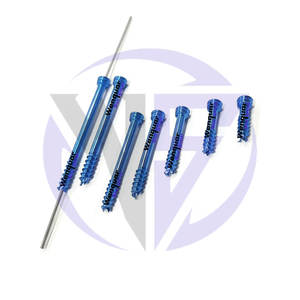 Kit de vis orthopédiques en titane Herbert 3,5 mm (14/40 mm) avec tournevis bleu, instruments chirurgicaux OEM - Product Image 6