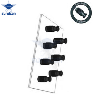 Adaptador de Transferencia de Líquidos, Longitud 3 cm / 1-1/4 pulgadas, Conector Luer Lock, Acabado Negro, Acero Inoxidable, Conector de Jeringa de Precisión, Reutilizable - Product Image 2