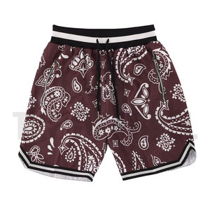 High Quality Men <b>Summer</b> Mesh Shorts Breathable Quick Dry Knee Length Drawstring Closure Customizable Casual Pattern <b>Decoration</b> - Product Image 4