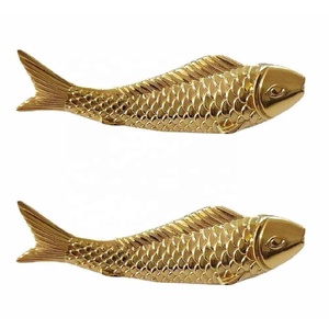 Hot Selling Goldfish Aluminum Cabinet Knobs & Pulls Modern Design for <b>Kitchen</b> Bedroom Bathroom Living Room Dresser <b>Handles</b> - Product Image 1