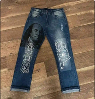 Jean Sdl Homme Tendance Qualité Premium 2026 Nouvelle Collection Taille Mi-Haute 100% Coton Léger Coupe Droite Été Automne
