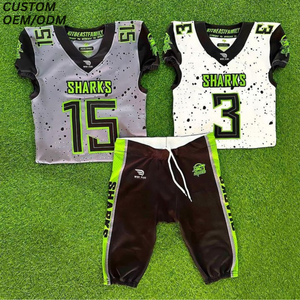 Maillot de rugby en mesh respirant personnalisé par sublimation, uniforme d'équipe de football, séchage rapide, support OEM ODM pour la fabrication en gros - Product Image 3