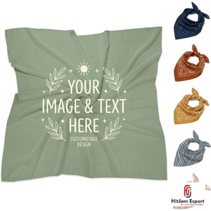 Fabricante de Pañuelos Cuadrados con Impresión Personalizada, Pañuelo de Cabeza con Sensación de Seda, Chal de Moda, Marca Privada OEM ODM, Fábrica Textil en India - Product Image 6