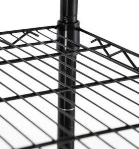 OEM/ODM Vietnam 4 Layer Chromated Carbon Steel Heavy Duty <b>Wire</b> Mesh Display <b>Rack</b> Anti Rust Storage Shelf Organizer - Product Image 4