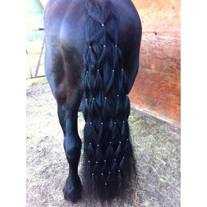 Pelo de Caballo Natural de Alta Calidad, Blanco/Negro/Mixto/Gris Claro, de Una Sola Capa - Product Image 6