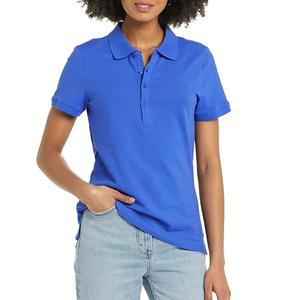 Chemises polo pour femmes, coupe classique, vente en gros, design classique, tissu en coton doux, manches courtes, polos décontractés, design de logo personnalisé - Product Image 3