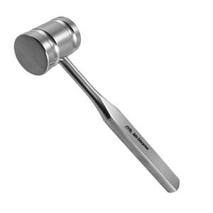 Mazo Dental Manual de acero inoxidable ortopédico profesional 1,78 "cabeza 10,34" martillo de implante óseo de alta calidad quirúrgico duradero - Product Image 1