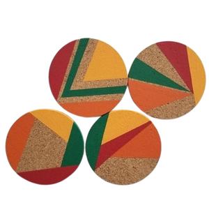 Vente en gros sous-verres en liège décoratif de table avec design imprimé ustensiles de cuisine en pierre de bois de haute qualité sous-verres à café les plus vendus - Product Image 1