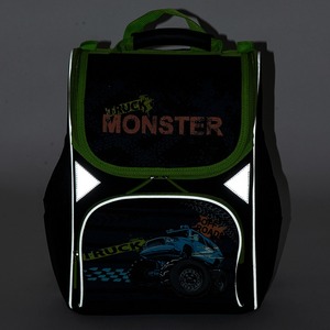 Sac à dos EVA léger pour réduire la charge sur le dos, sac à dos à motif de voiture de dessin animé, sac d'école adapté aux élèves du primaire - Product Image 5