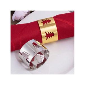 Ensembles de Cadeaux d'Anneaux de Serviette en Métal Argenté et Doré, Décoration de Table, Fournitures pour Événements, Anneaux de Serviette en Métal, Fournitures pour Restaurants - Product Image 3