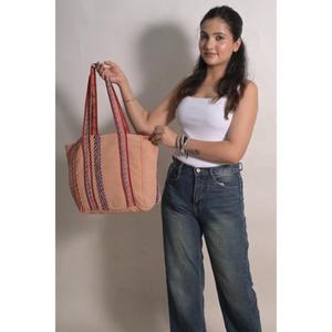 Sac fourre-tout en coton indien fait main, style Kantha Boho, sac à bandoulière pour femme, sac de courses, sac de marché - Product Image 1