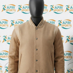 Customized Leather Made Sleeves Men's Varsity Outerwear <b>Jackets</b> New Stylish High Street Hip Hop <b>Punk</b> Style Varsity <b>Jacket</b> Men - Product Image 5