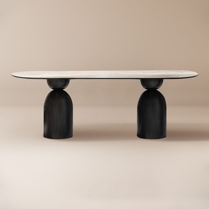Ensemble de table à manger pour la maison, la cuisine, la salle à manger familiale, le restaurant, table à manger robuste, mobilier commercial - Product Image 1