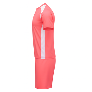 Ensemble de maillot de football pour hommes, col rond, manches courtes, en polyester respirant, vêtements de sport pour toutes les saisons, coupe classique - Product Image 4
