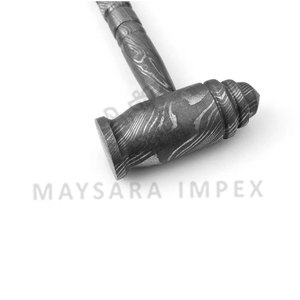 Marteau à clous artisanal en acier Damas, qualité industrielle, robuste, pour mécanicien, multi-usages, haute qualité, pour forgeage - Product Image 6