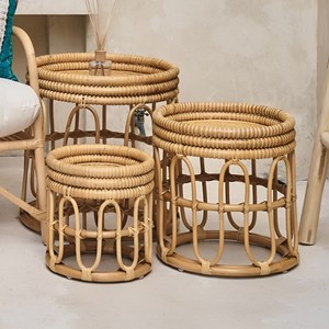Mesa de centro de madera maciza hecha a mano en Vietnam, mesas de ratán sostenibles a precio económico en venta - Product Image 5
