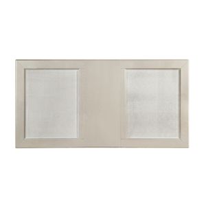 Set da Pranzo Moderno Glamour in Finitura Argento, 7 Pezzi, Stile Tradizionale, Tavolo da Pranzo con Prolunga, 6 Sedie con Bottoni in Cristallo Trapuntati - Product Image 5